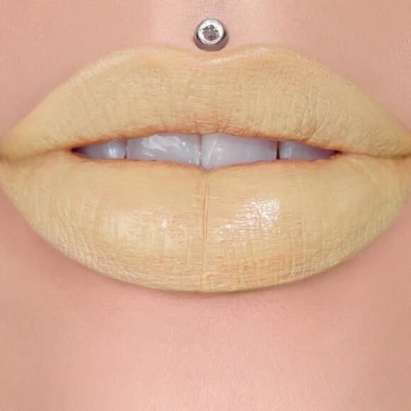 Jeffree Star Velvet Trap Lipstick Easter Sunday Pale Yellow Matte - Picture 4 of 4